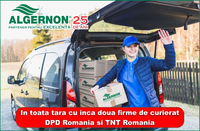 Livram in tara si prin DPD Romania si TNT Romania